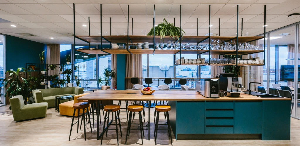 Restaurace a kavárna v kancelářské budově Pankrác House